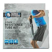Series-8 Fitness™ Resistance Tube Kit 3-Pack