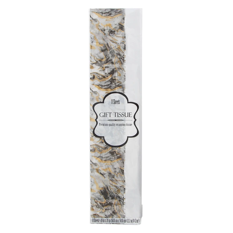 Marble Gift Tissue 8-Sheets