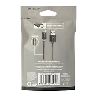 4ft Chrome Braid Micro-USB Cable