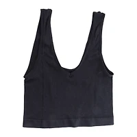 Juniors Longline Seamless Ribbed Bra