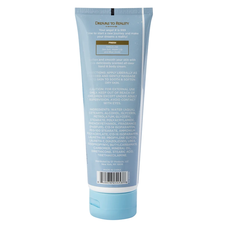 Angel Number Scented Hand & Body Cream 8oz