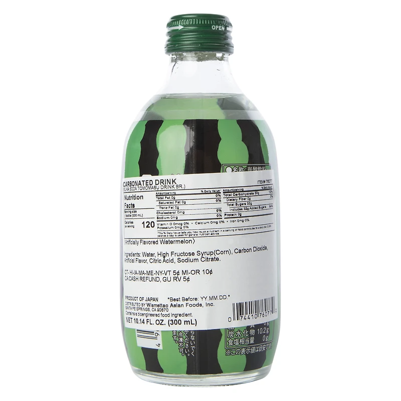 Tomomasu Suika Japanese Watermelon Soda 10.14oz