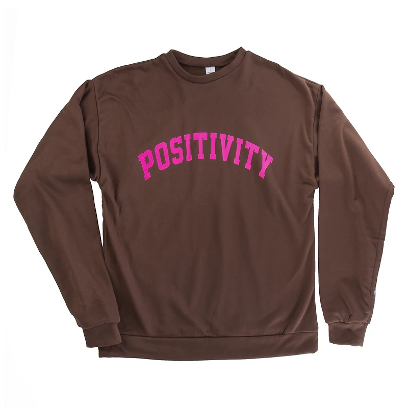 Juniors 'Positivity' Sweatshirt