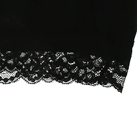 Black Strappy Bralette With Lace