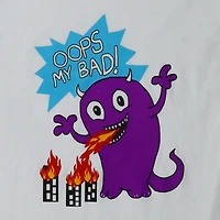 'Oops My Bad!' Monster Graphic Tee