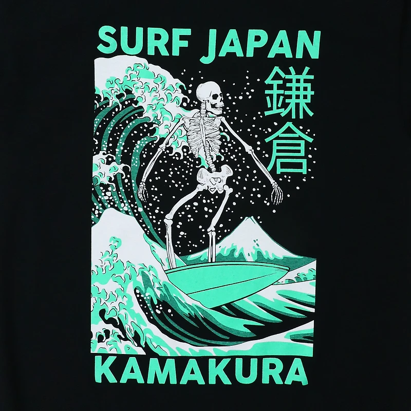 surf Japan' Skeleton Graphic Tee