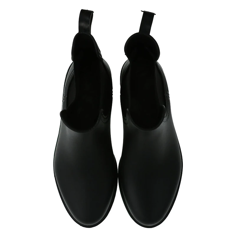 Ladies Black Ankle Rain Boots