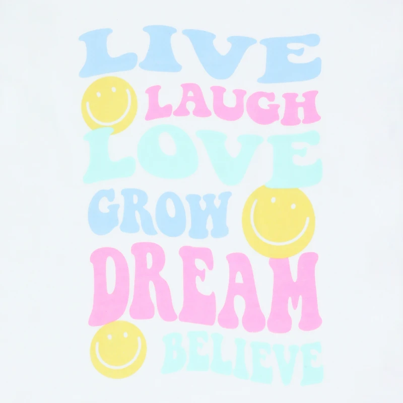Juniors 'Live Laugh Love' Graphic Tee