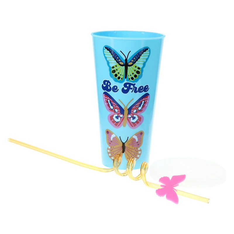 Stadium Sipper With Lid & Straw