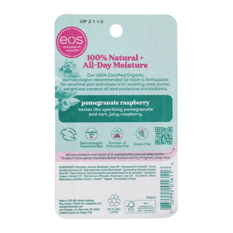 Eos® Pomegranate Raspberry Lip Balm 2-Pack