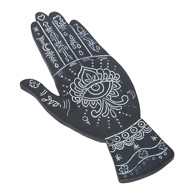 Hamsa Hand Palm incense Burner 7.6in