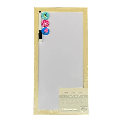 Framed Dry Erase Board 16in x 8in