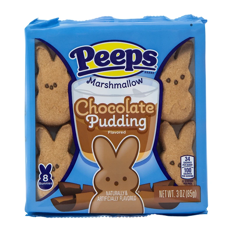 Peeps® Chocolate Pudding Marshmallow Bunnies 8-Count