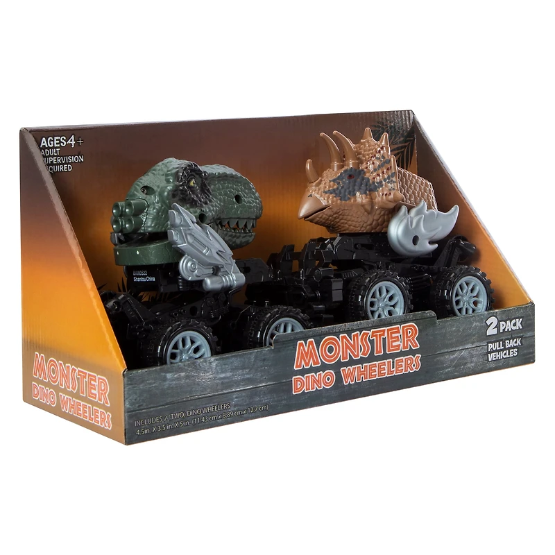 Monster Dino Wheelers 2-Pack