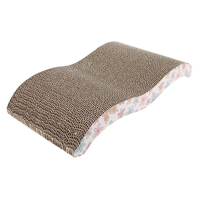 Printed Wavy Cat Scratcher 17.7in x 9.6in