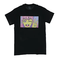 Anime Peace Sign Graphic Tee