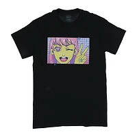 Anime Peace Sign Graphic Tee
