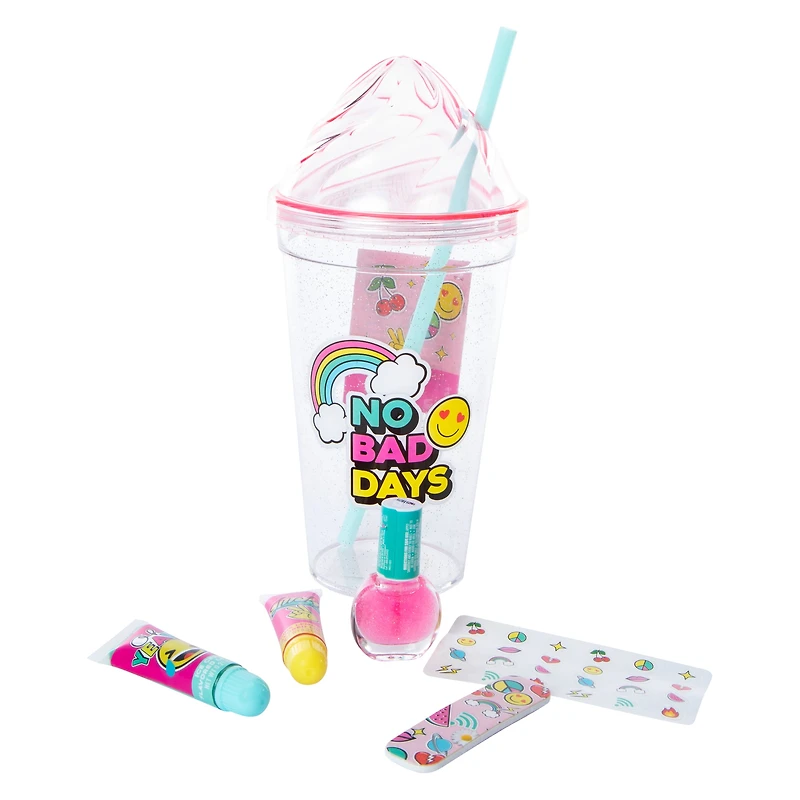 Beauty Set & Tumbler 6-Count - No Bad Days