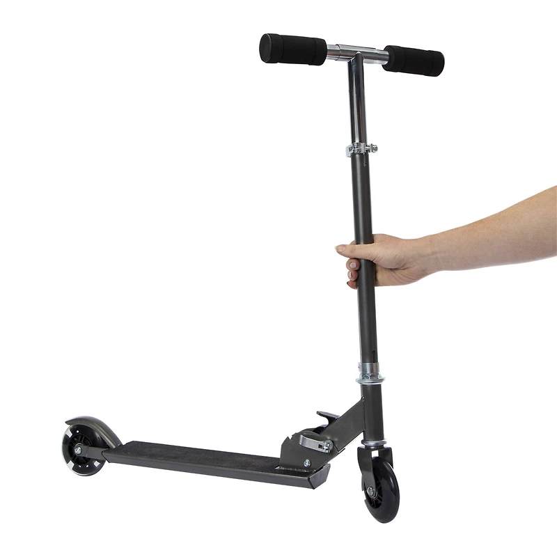 Pro Rider Kids' Folding Light-Up Scooter With LED Wheels