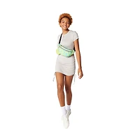 Juniors Gray Rouched Dress