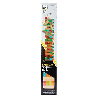 Giant Glow Tumbling Tower Game 2ft