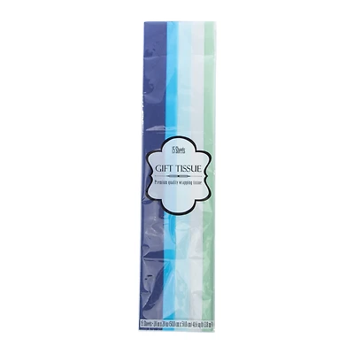 15-Count Gift Tissue - Cool Colors