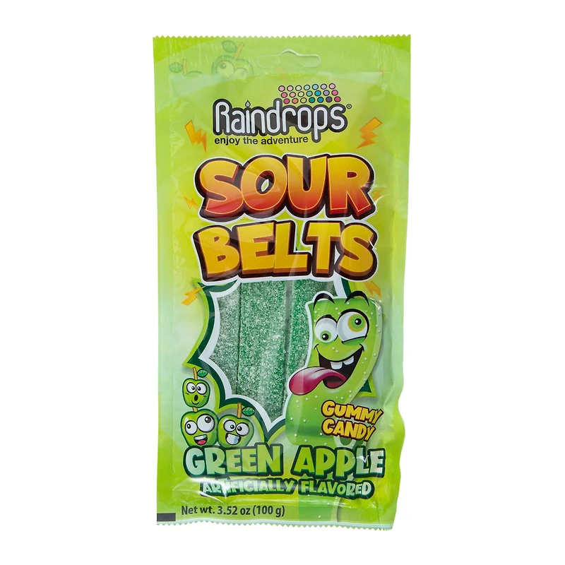 Raindrops® Green Apple Sour Belts 3.52oz