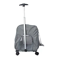 Rolling Pet Carrier For Pets Up To 25lbs