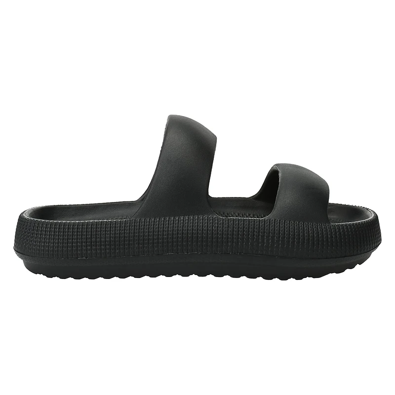 Ladies Double Band Puff Sole Sandals