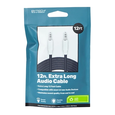 12ft Extra Long 3.5Mm Audio Cable