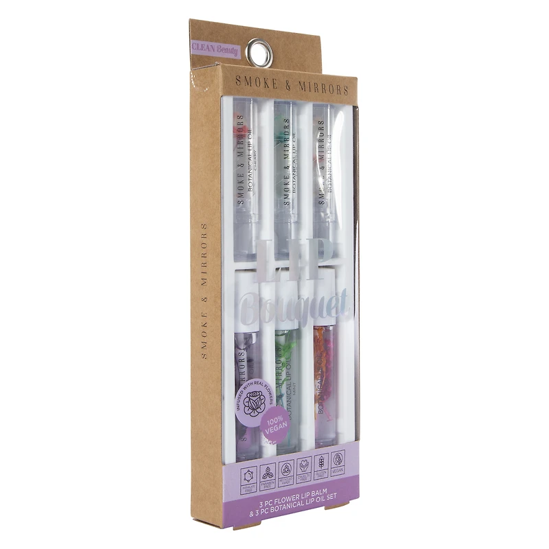 Smoke & Mirrors Lip Bouquet Oil & Balm Set 6-Count