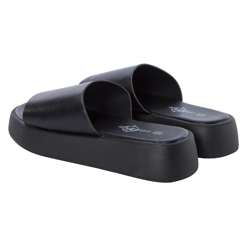 Ladies Platform Slide Sandals