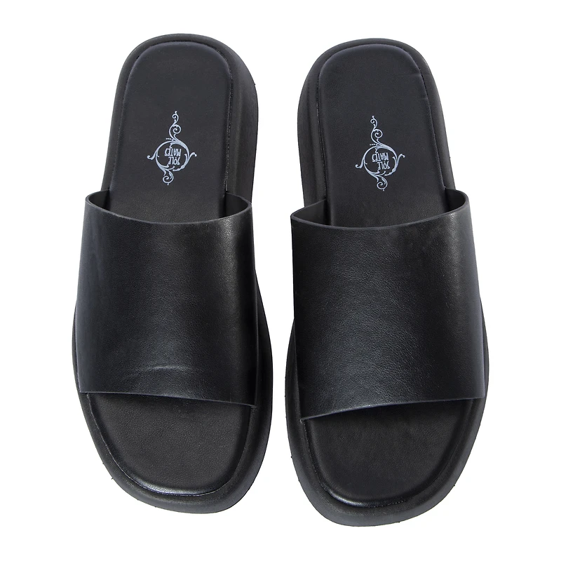 Ladies Platform Slide Sandals