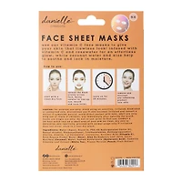 Danielle Creations® Vitamin C Face Sheet Masks 5-Count
