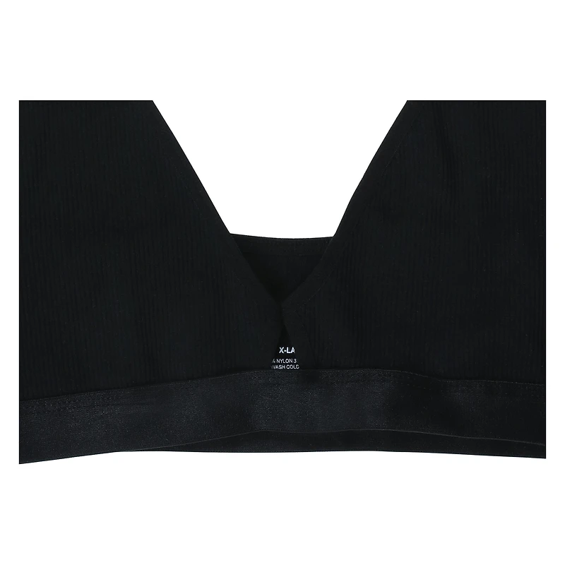 Ribbed Cut-Out Bralette