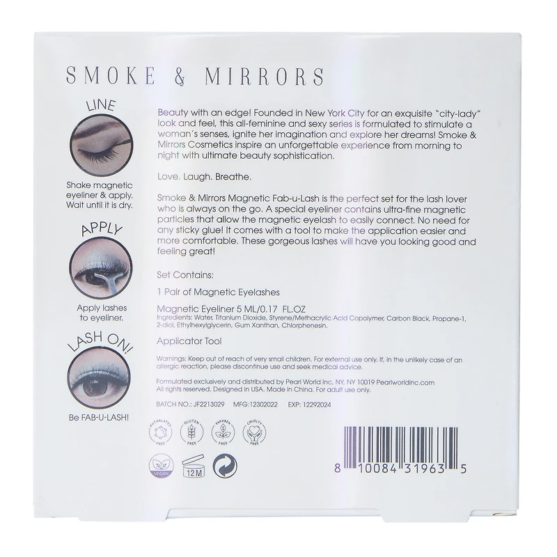 Smoke & Mirrors Magnetic Eyelashes 3-Count