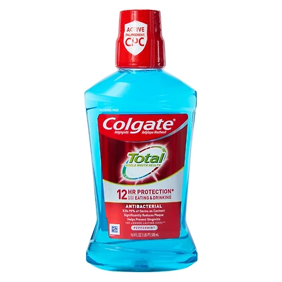 Colgate® Peppermint Antibacterial Mouthwash 16.9 Fl.oz