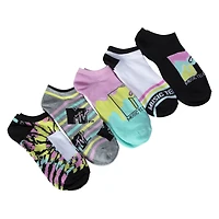 Ladies Mtv™ Tie Dye Low-Cut Socks 5-Pack