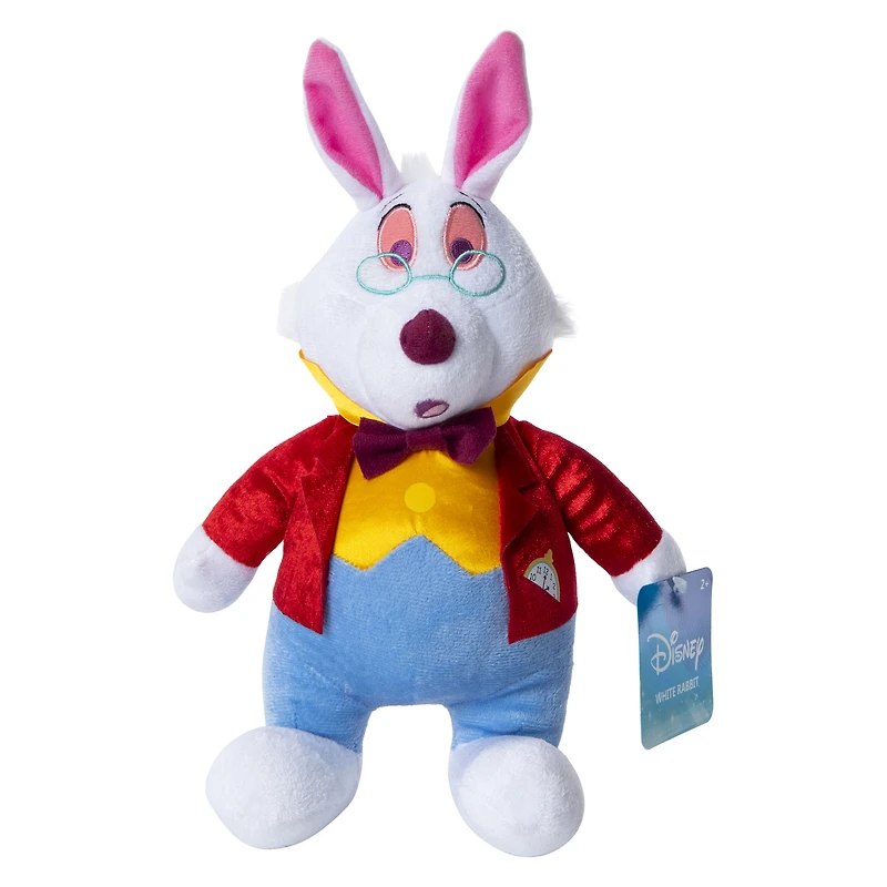 Disney Alice in Wonderland White Rabbit Plush 10in