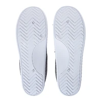 Ladies Gray Scrunch Back Sneakers