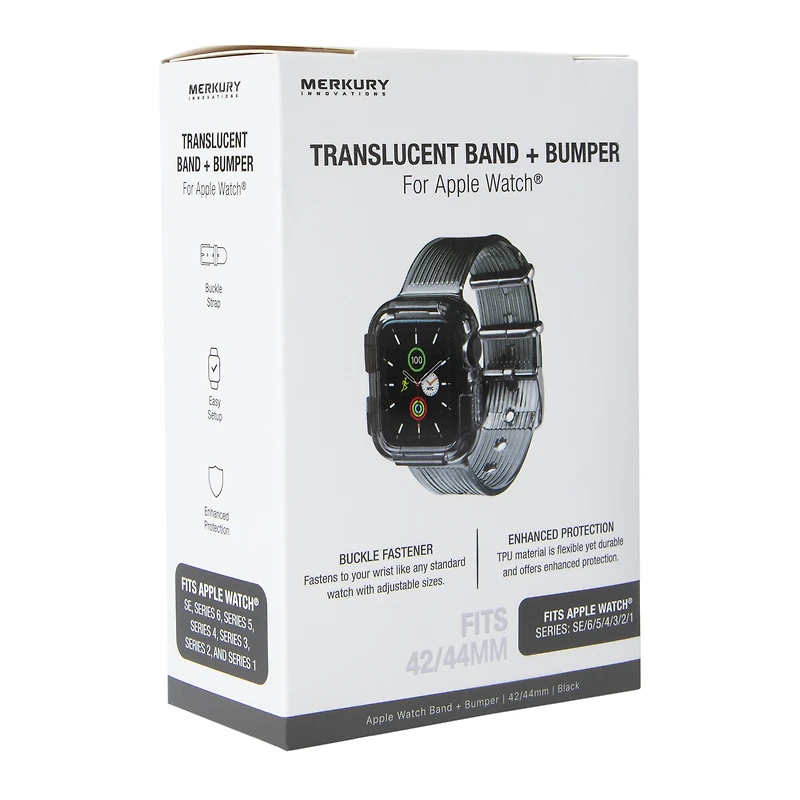 Translucent Band + Bumper For Apple Watch® 42/44Mm