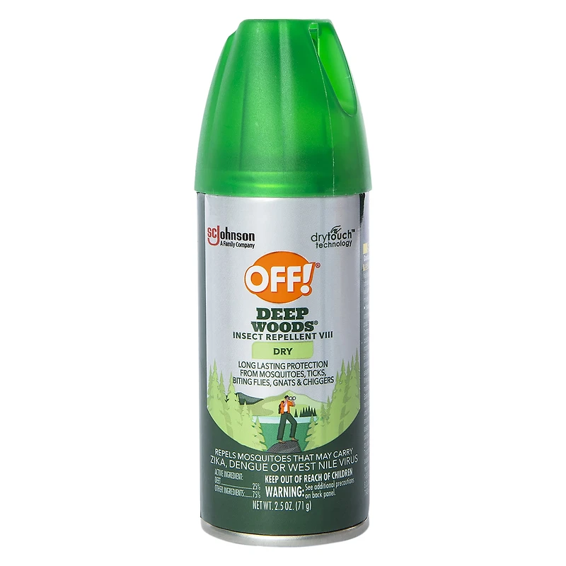 Off!® Deep Woods insect Repellent Viii Dry Spray 2.5oz