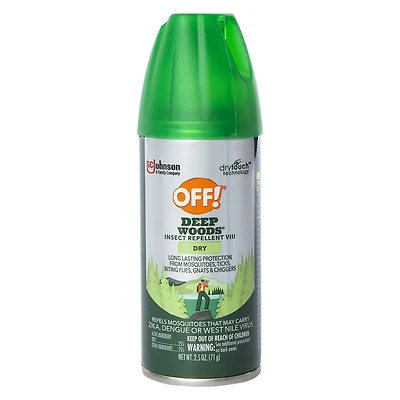 Off!® Deep Woods insect Repellent Viii Dry Spray 2.5oz