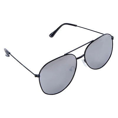 Mens Mirrored Aviator Sunglasses