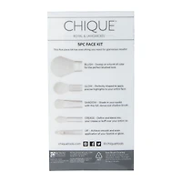 Chique™ 5-Piece Face Makeup Brush Set - Bright