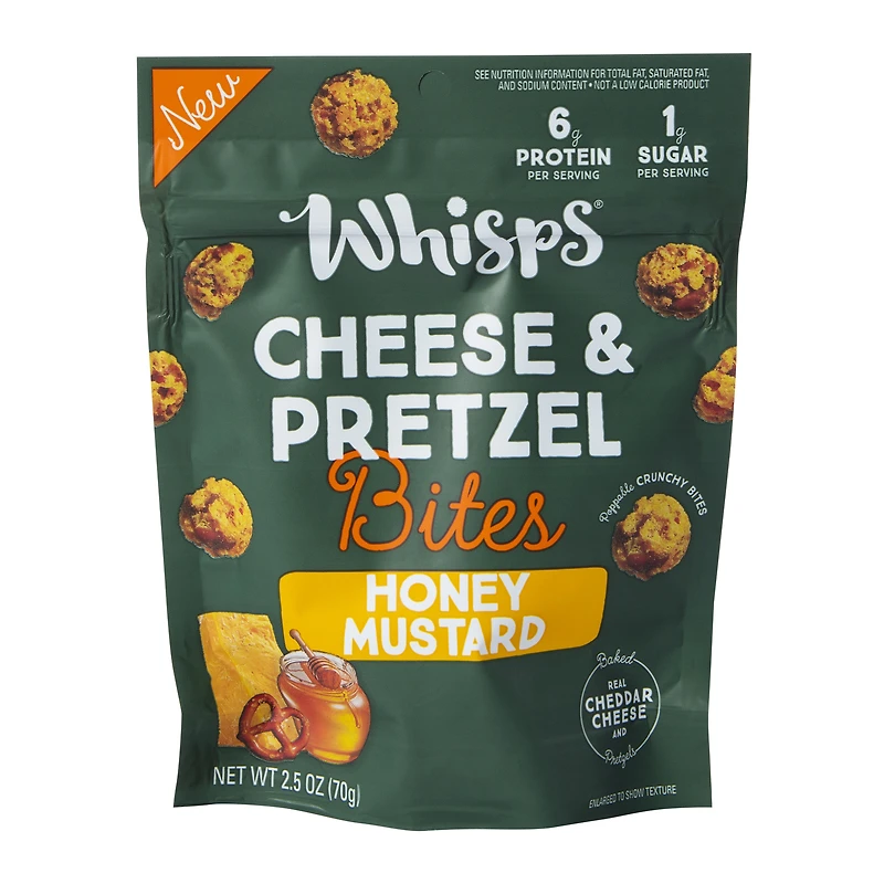 Whisps® Honey Mustard Cheese & Pretzel Bites 2.5oz