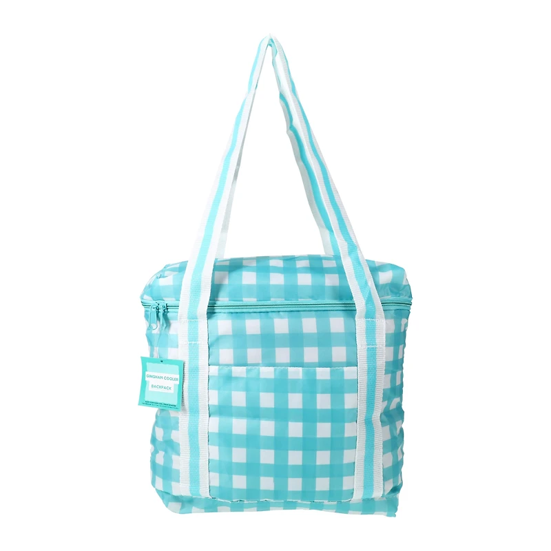 Gingham Cooler Backpack 17.5in