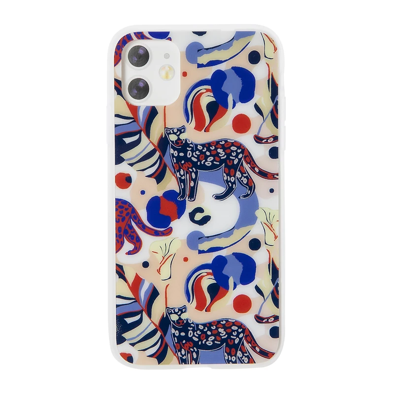 iPhone 11®/Xr® Tempered Glass Printed Phone Case