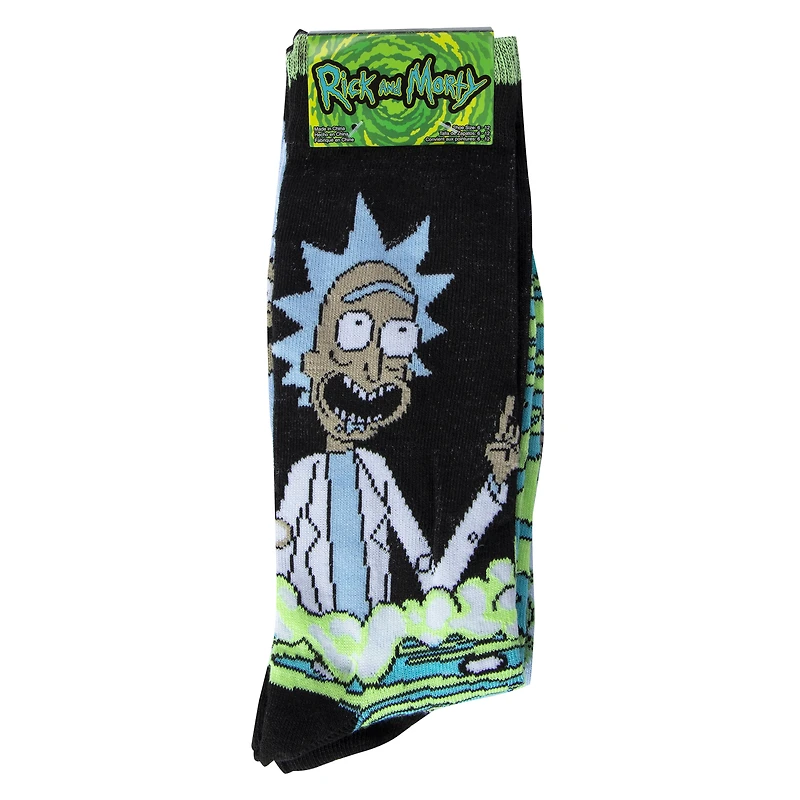 Rick & Morty™ Mens Crew Socks 2-Pack