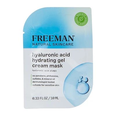 Freeman® Hyaluronic Acid Hydrating Gel Cream Mask 0.33 Fl.oz
